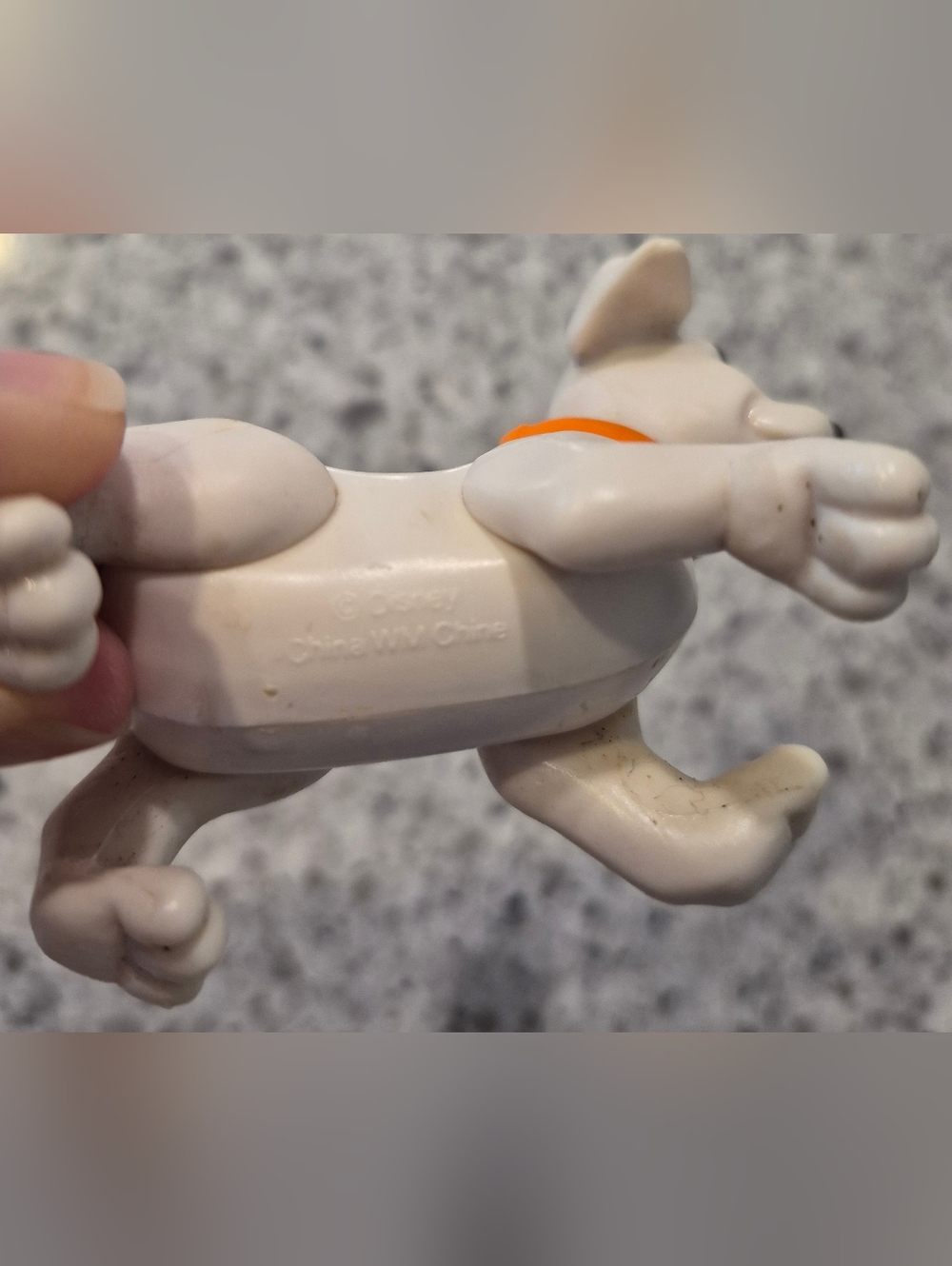 Vintage Disney 101 Dalmations Mcdonalds Toy Character Puppy Dog Orange Collar - Picture 3 of 5